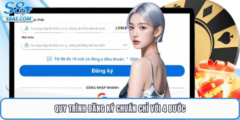 Quy trình đăng ký chuẩn chỉ với 4 bước